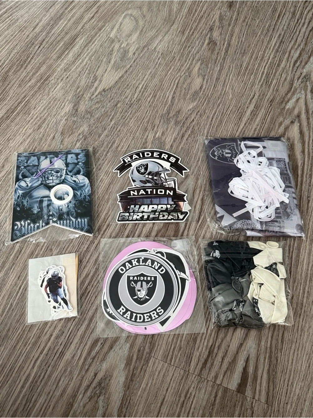 Raiders Party Set